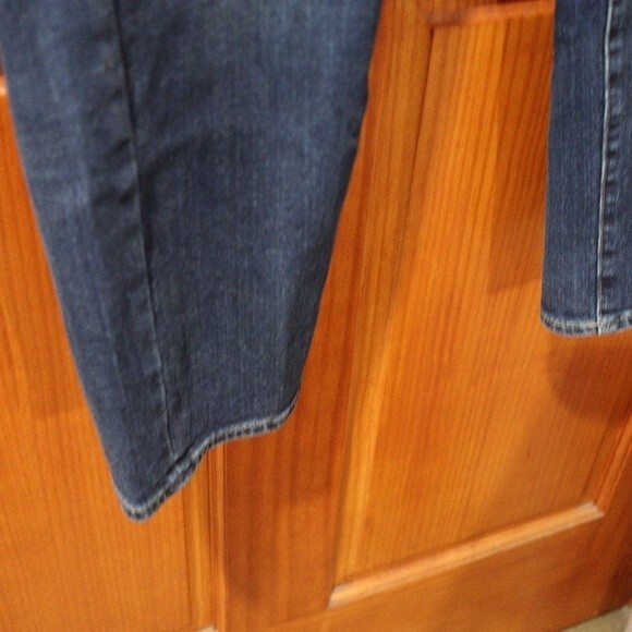 Lucky Brand Sweet Crop Jeans Medium Wash Stretch Mid-Rise Straight Crop Sz 8 - Picture 8 of 14